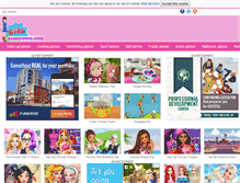 Tablet Screenshot of girlgameswow.com